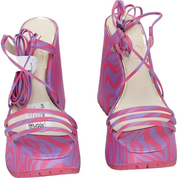 Jessica Simpson Platform Ankle-Tie Wedge Sandal Women's US 7.5M - Picture 5 of 6